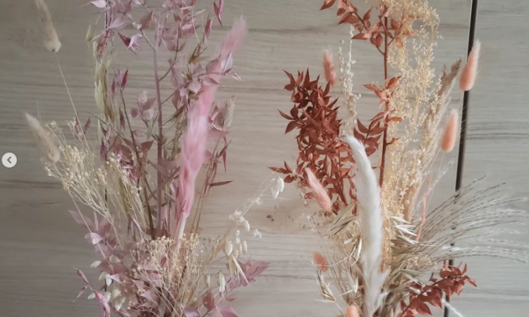 Bouquet de fleurs séchées à Le Touvet